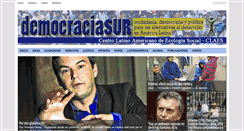 Desktop Screenshot of democraciasur.com