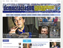 Tablet Screenshot of democraciasur.com